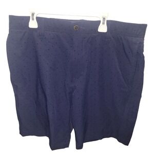 Under Armour Mens Drive Printed Golf Shorts Academy Blue Diamond Pattern Size 36